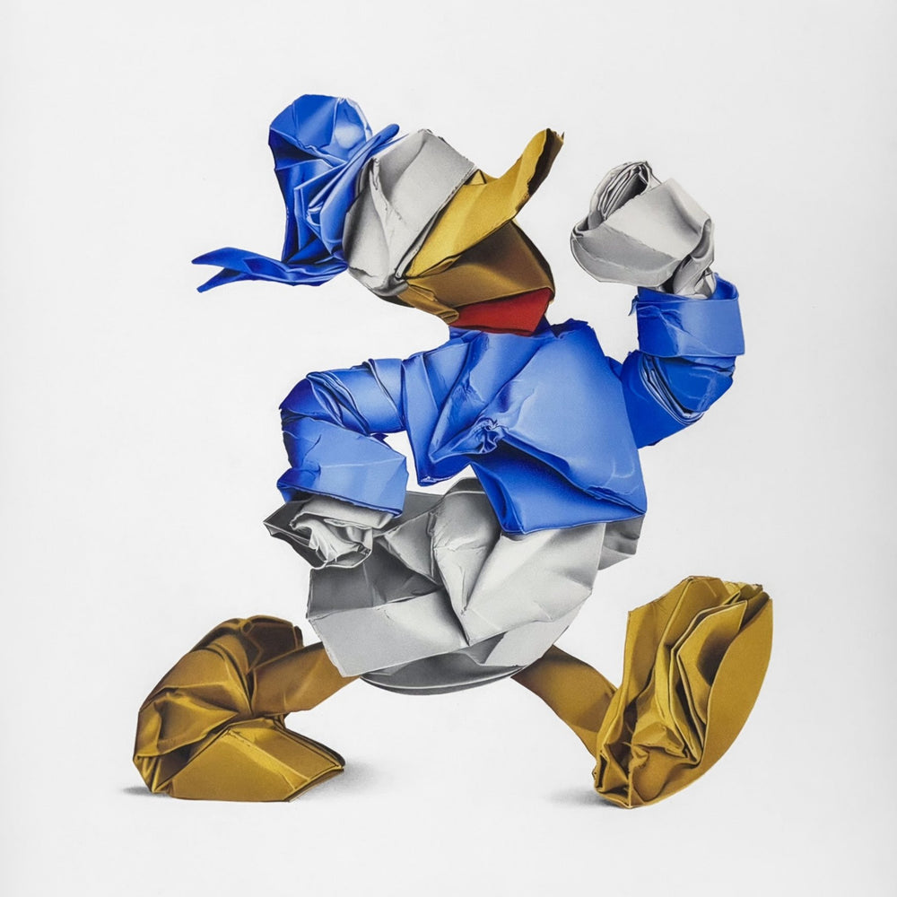 Donald Duck Origami by Alessandro Paglia