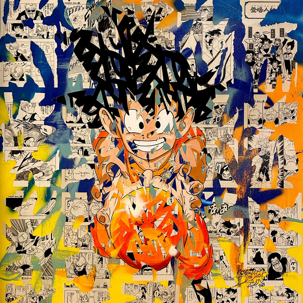 Son Goku Dragon Ball by Yoann Bonneville by Yoann Bonneville - Signature Fine Art