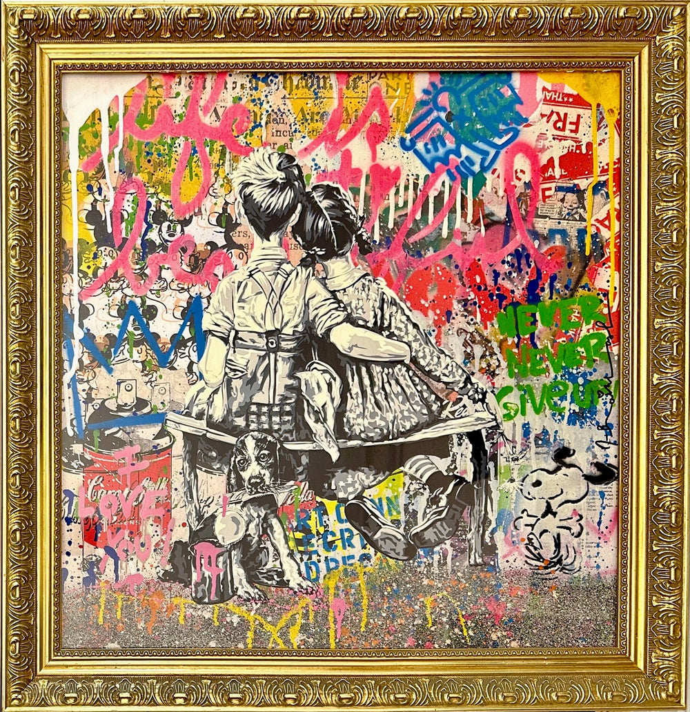 Work Well Together by Mr. Brainwash