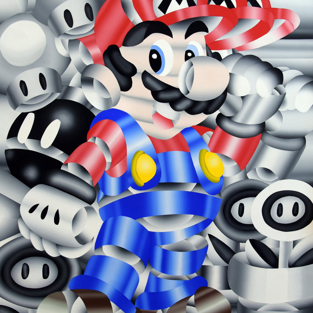 Mario Wonderland by Geoffrey Bouillot (Print)