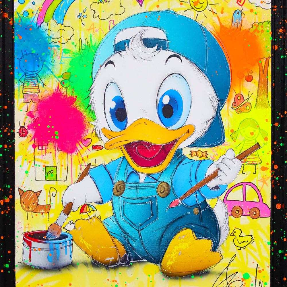 Baby Scrooge McDuck The Street Artist by Vincent Bardou