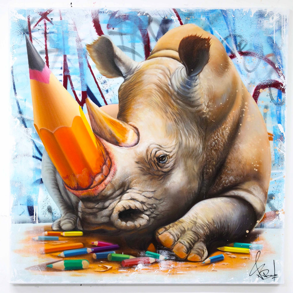 Urban Rhinoceros by Vincent Bardou