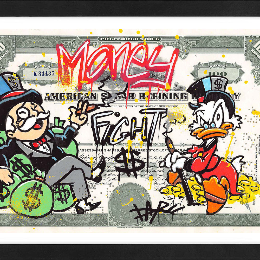 
                      
                        Money Fight (Print) by Daru
                      
                    