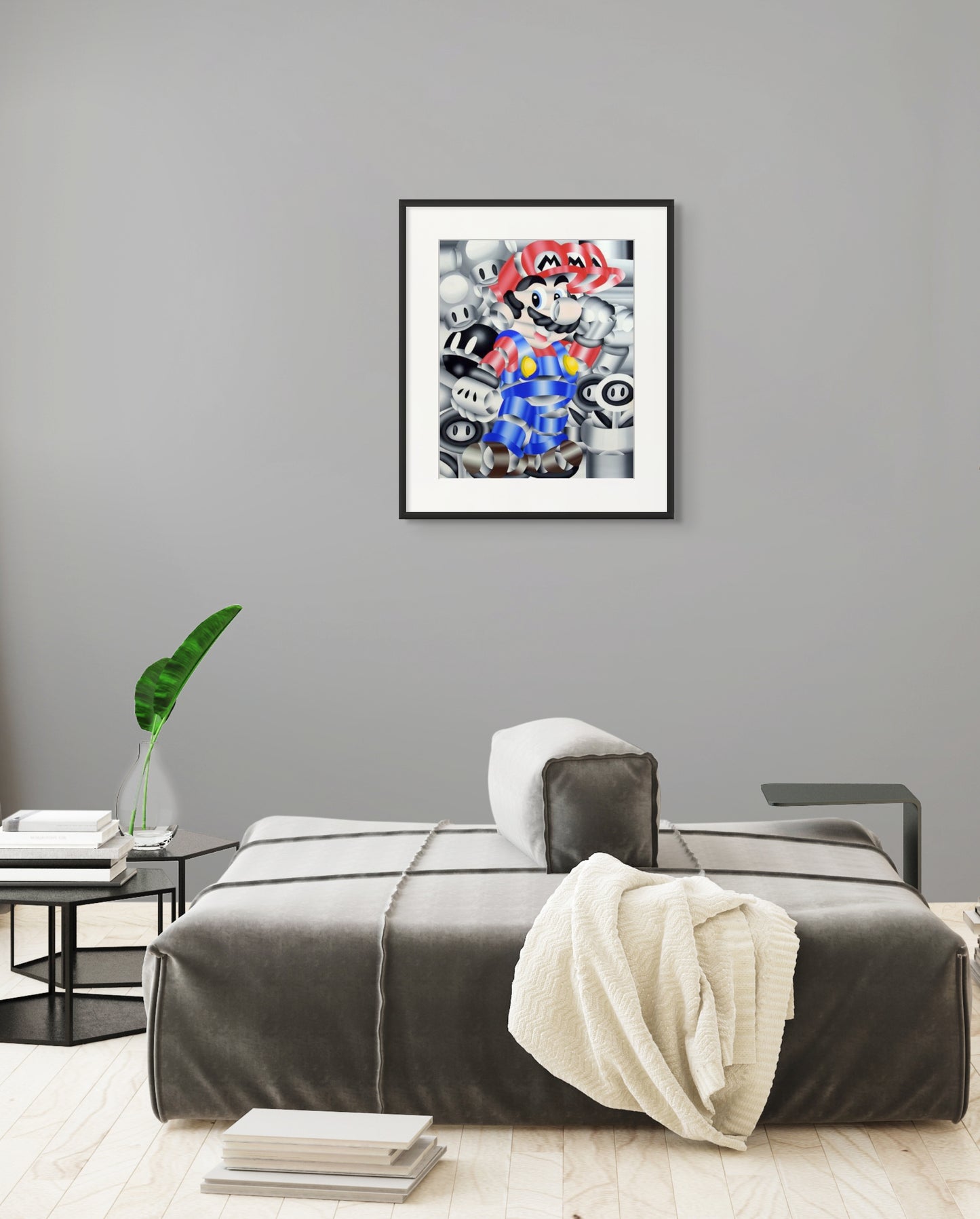 Mario Wonderland by Geoffrey Bouillot (Print)