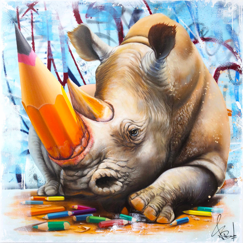 Urban Rhinoceros by Vincent Bardou